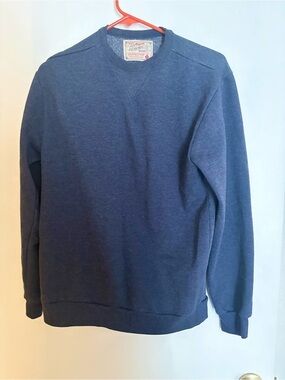 Jach’s NY Classic Crewneck Sweatshirt in Heather Navy Size Small